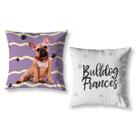 Kit 2 Almofadas Cheias 40cm x 40cm Pet Cachorro Dog Decorativas Estampadas Sala Sofá Quarto