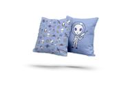 Kit 2 Almofadas Com Enchimento Ataque Alien Azul