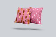 Kit 2 Almofadas Com Enchimento Girl Power Rosa