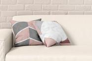 kit 2 almofadas com enchimento Marble linhas