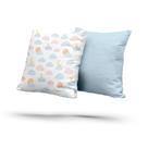 Kit 2 Almofadas Com Enchimento Nuvens Estampadas Candy