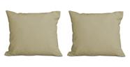 Kit 2 Almofadas Decorativa Quadrado 45x45 cm Cm Sala Quarto Sofá Suede Capuccino Eli Móveis e Decoração