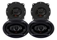 Kit 2 Alto Falantes 5 JBL FLEX4 5TRFX55 110W + 2 Alto Falantes JBL 6x9 69QDFX110 220W