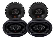 Kit 2 Alto Falantes 6 JBL FLEX4 6TRFX55 110W + 2 Alto Falantes JBL 6x9 69QDFX110 220W