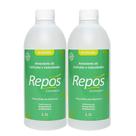 Kit 2 Amaciante de Cutículas e Calosidades Antibacteriano Profissional 1,1l Repos Cosméticos