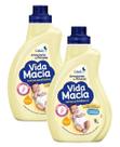 kit 2 Amaciante Diluido Vida Macia Glicerina e Camomlla 1l
