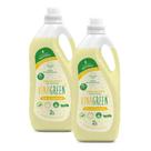 Kit 2 Amaciante Vinagreen 2L Suave Com Ácool Orgânico E Vinagre Hipoalergênico Roupinhas De Bebê Pele Sensível Alergia Biodegradável Alto Rendimento