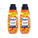 Kit 2 Amaciantes Concentrados Comfort Energia Floral 500ml