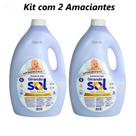 Kit 2 Amaciantes de Roupas Girando Sol 5 Litros Fragrancia:Kit 2 Talco Delicado
