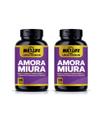 Kit 2 Amo ura Miura Cápsulas 120 Unidades Suplemento Alimentar