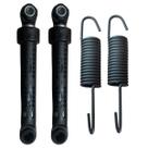 Kit 2 Amortecedor + 2 Mola Para Lava e Seca Samsung WD136 Kit 2 Amortecedor + 2 Mola Para Lava e Seca Samsung WD136