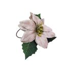Kit 2 Anéis Porta Guardanapo de Natal Anel Flor Natalina