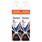 Kit 2 Antitranspirante Aerosol Rexona Antibacterial+Invisible 250ml Kit 2 Antitranspirante Aerosol Rexona Antibacterial+Invisible 250ml