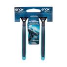 Kit 2 Aparelho de Barbear Descartável Barbeador 2 Lâminas Enox Expert