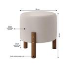 Kit 2 Apollo Puff Banqueta Redondo Sala Quarto Decorativo Kit 2 Apollo Puff Banqueta Redondo Sala Quarto Decorativo