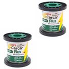 Kit 2 arame aco inox cerca eletrica 400g 0,45 igecast
