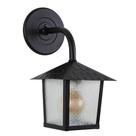 Kit 2 Arandela Colonial Nina Quadrada Vidro Pontilhado E27 Bivolt Preto