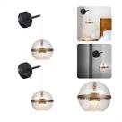 Kit 2 Arandela Parede Esfera Acrílico Luxo Led Nitrolux
