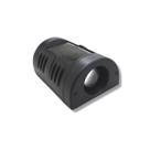 Kit 2 Arandela Solar Led 2 Fachos Parede Muro Externo Preto