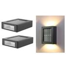 kit 2 Arandela Solar Slim 2 Focos Luminaria Parede Externa Ip65 Á Prova D'Àgua Varanda Patio kit 2 Arandela Solar Slim 2 Focos Luminaria Parede Externa Ip65 Á Prova D'Àgua Varanda Patio