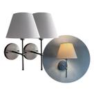 Kit 2 Arandelas de Parede Clássica interna Alumínio Com Cúpula Ref 19 iluminação Casa Corredor, Quarto, Sala, Cabeceira de Cama, Banheiro Kit 2 Arandelas de Parede Clássica interna Alumínio Com Cúpula Ref 19 iluminação Casa Corredor, Quarto, Sala, Cabeceira de Cama, Banheiro