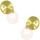 Kit 2 Arandelas Dourado Harmony Bolinha Ambar