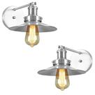 Kit 2 Arandelas Industrial Vintage Nordic Loft Escovado