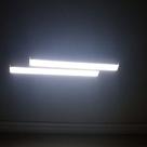 Kit 2 Arandelas Linear Minimalista Plafon Duplo Led 50cm