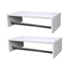 kit 2 Araras Parede Cabideiro MDF Parede Lojas closet 80cm