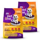 Kit 2 Areia Biodegradável Gatos Bio Gold Grossa MyPetOne 4kg Kit 2 Areia Biodegradável Gatos Bio Gold Grossa MyPetOne 4kg