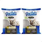 Kit 2 Areia Higiênica Gato Premium Gigi Cat's Ultra Fina 4kg