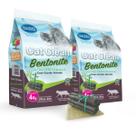 Kit 2 Areia higienica para gatos bentonita granulado super absorvente ultra performance 4kg