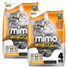 Kit 2 Areia Higienica Para Gatos Mimo Cat Talco Total 8kg Kit 2 Areia Higienica Para Gatos Mimo Cat Talco Total 8kg