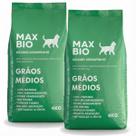 Kit 2 Areia para Gato Biodegradável Mandioca Max Bio 8kg Kit 2 Areia para Gato Biodegradável Mandioca Max Bio 8kg