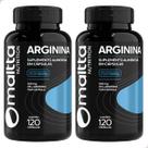 Kit 2 Arginina 240 Cápsulas Pré Treino Puro Aminoácido Natural LArginina Caps Suplemento Dose Atletas