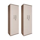 Kit 2 Armário Organizador Multiuso Kiev Lavanderia 2 Portas