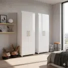 Kit 2 Armários Organizador Multiuso Sapateira Roma 2 Portas Lavanderia - G4 Magazine Kit 2 Armários Organizador Multiuso Sapateira Roma 2 Portas Lavanderia - G4 Magazine