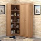 Kit 2 Armários para Escritório com Armário Fechado e Armário de Canto ME4105 e ME4132 Kit 2 Armários para Escritório com Armário Fechado e Armário de Canto ME4105 e ME4132