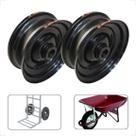 Kit 2 Aro Roda Metal 6 Com Rolamento Rolete 2506 3506