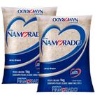 Kit 2 Arroz Branco Tipo 1 Namorado Pacote 1kg Sempre Soltinho