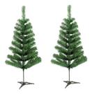 Kit 2 Árvore Natal Pinheiro Verde Canadense 86 Galhos 90cm A0011