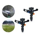 Kit 2 Aspersor de Impacto 360º - Irrigação Potente até 30m 1/2 Horta, Pasto e Jardim