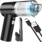 Kit 2 Aspirador De Pó Vertical Bivolt Usb Recarregável
