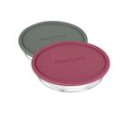 Kit 2 Assadeira Redonda 2,4L com Tampa Sortidas Marinex