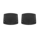 kit 2 assento iso preto cadeira fixa ou giratoria