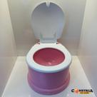 Kit 2 Assento Redutor Troninho Infantil Sanitario Pinico Menina Menino Meu Troninho ROSA E AZUL