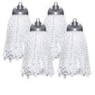 Kit 2 ate 8 Refil Mop Cordão Microfibra Super Absorvente Superpro Bettanin Limpeza Úmida Para Todos Tipos de Pisos Taman