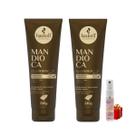 Kit 2 Ativador de Cachos Haskell Mandioca 240gr + Presente Lourre 15ml