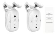 Kit 2 Automatizador De Cortina Trilho Roamano Controle Plus