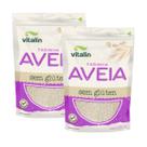 Kit 2 Aveia Farinha Integral sem Glúten 200g Vitalin Kit 2 Aveia Farinha Integral sem Glúten 200g Vitalin